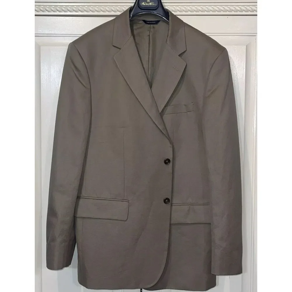 Banana Republic Blazer Men 46R Linen Blend Sport Coat‎ Jacket